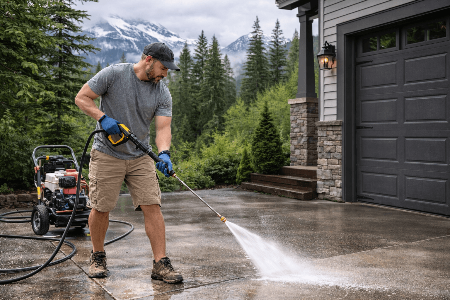 Pressure Washing project